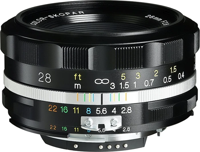 Voigtländer Color Skopar 28mm 2.8 SLIIs für Nikon F schwarz