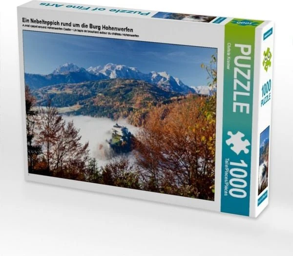 Calvendo Ein Nebelteppich rund um die Burg Hohenwerfen