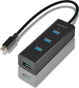 Axagon USB-Hub, 4x USB-A 3.0, USB-C 3.0 [Stecker]