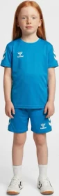 hummel Logo Set kurzarm diva blue (Junior)