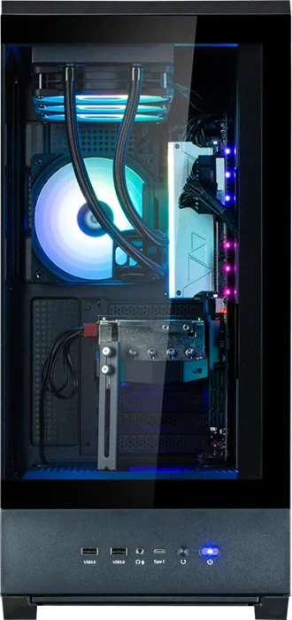 Zalman P50 DS Black, Glasfenster