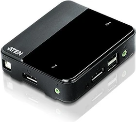 ATEN 2-Port DisplayPort KVM-Switch mit USB/Audio (CS782DP)