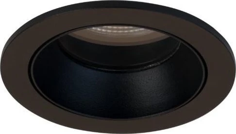 Brumberg Altero-R LED-Einbauleuchte 3000K rund schwarz