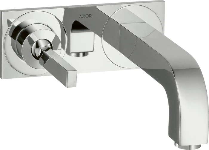 Hansgrohe Axor ShowerSelect rund Thermostat polished brass