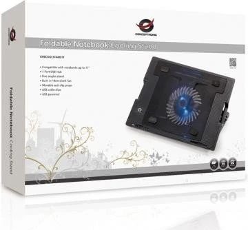 Conceptronic CNBCOOLSTAND1F, Notebook-Stand/Notebook-Kühler bis 17"