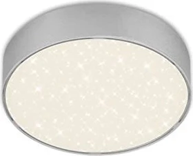 Briloner Flame Star Sternenhimmel LED Deckenleuchte 11W 15.7cm silber