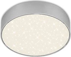 Briloner Flame Star Sternenhimmel LED Deckenleuchte 11W 15.7cm silber