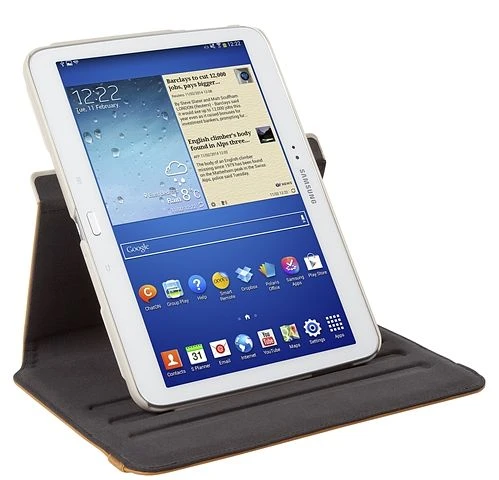 Targus Versavu Slim Galaxy Tab 4 10.1" Rotating Stand Case hellbraun