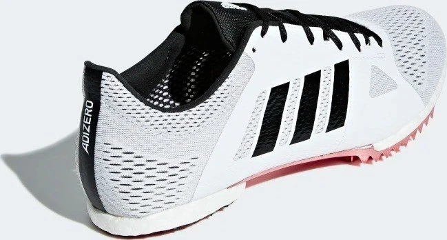 adidas Adizero Middle Distance Spike ftwr white/core black/shock red