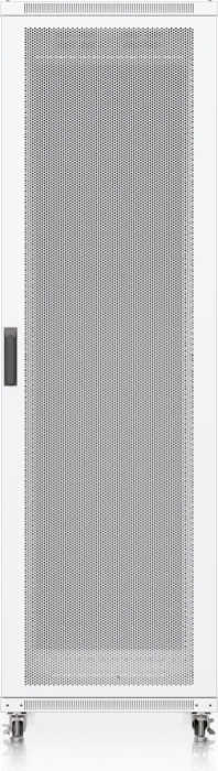 Ubiquiti 42U Rack Cabinet, 19" Rackschrank 42HE, mit Rollen, Gitternetztür, weiß, 1000mm tief