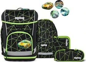 Ergobag Cubo Light CyBär Race 2026 Schultaschen-Set, 5-tlg.