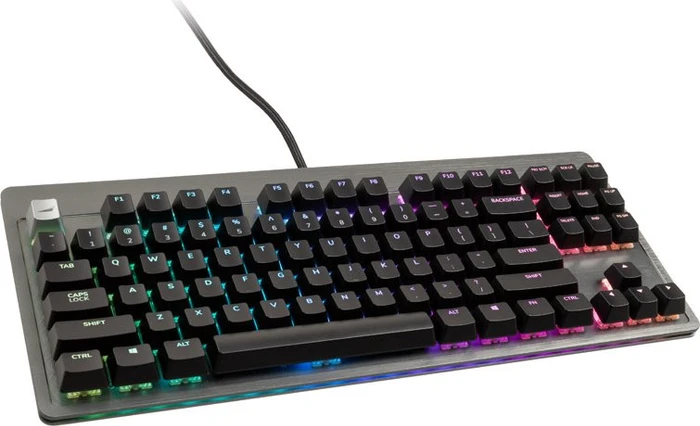 Mountain Everest Core, TKL, LEDs RGB, Gunmetal Gray, MX RGB BLUE, USB, US
