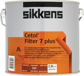 Sikkens Cetol Filter 7 Plus Dickschicht-Lasur 009 eiche dunkel, 2.5l