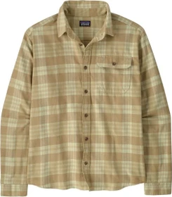 Patagonia Lightweight Fjord Flannel Hemd langarm builder: weathered stone (Herren)