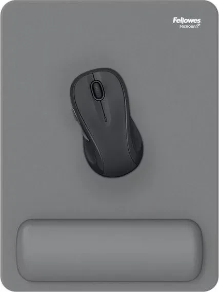 Fellowes Breyta XL Mausepad mit Handgelenkauflage, 280x210mm, grau