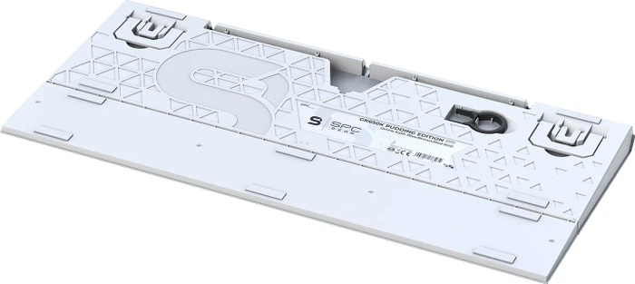 Endorfy SilentiumPC SPC Gear GK650K Omnis, LEDs RGB, Onyx White Pudding Edition, Kailh BLUE, USB, US