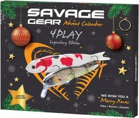Savage Gear 4-Play Predator Raubfischangeln Hecht & Zander Adventskalender 2026