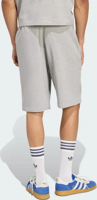 adidas Essentials Trefoil Shorts medium grey heather/white (Herren)