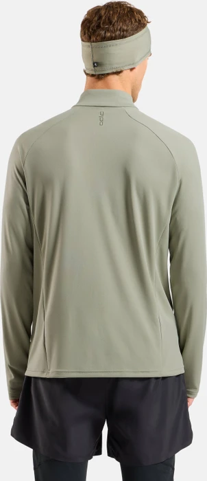Odlo Essentials Ceramiwarm Midlayer Half Zip Laufshirt langarm shadow (Herren)