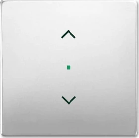 Busch-Jaeger Wippe 1-fach mit Symbol "Jalousie", edelstahl