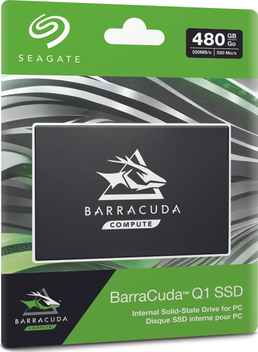 Seagate BarraCuda Q1 SSD 480GB, 2.5" / SATA 6Gb/s