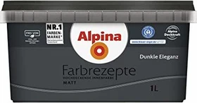 Alpina Farben Farbrezepte Innenfarbe dunkle eleganz matt, 1l