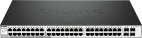 D-Link DGS-1210 Rackmount Gigabit Smart Switch, 48x RJ-45, 4x SFP (DGS-1210-52)