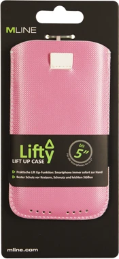 MLine 2 Colour LiftUp Pouch Universal 5" pink