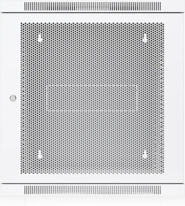 Ubiquiti 12U Rack Cabinet, 19" Wandgehäuse 12HE, Gitternetztür, weiß, 703mm tief
