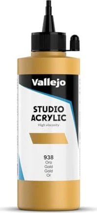 Vallejo Studio Acrylic gold, 200ml