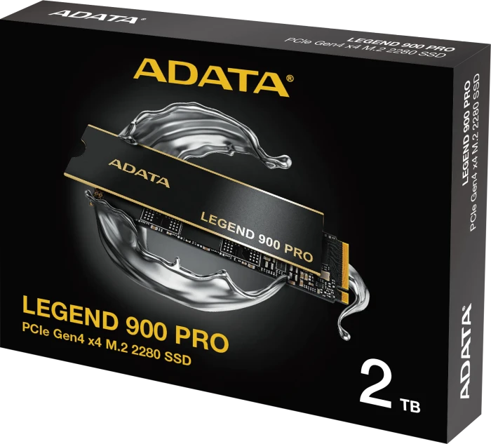 ADATA LEGEND 900 PRO 2TB, M.2 2280 / M-Key / PCIe 4.0 x4, Kühlkörper