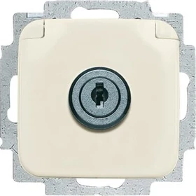 Busch-Jaeger Busch-Duro 2000 SI SCHUKO Steckdosen-Einsatz mit Klappdeckel