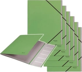 Leitz Ordnungsmappe Recycle, 6 Fächer, A4, grün