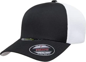 Flexfit Unipanel Trucker Mesh Kappe schwarz/weiß