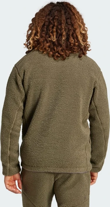 adidas Terrex Xploric High Pile Fleece Pullover olive strata (Herren)