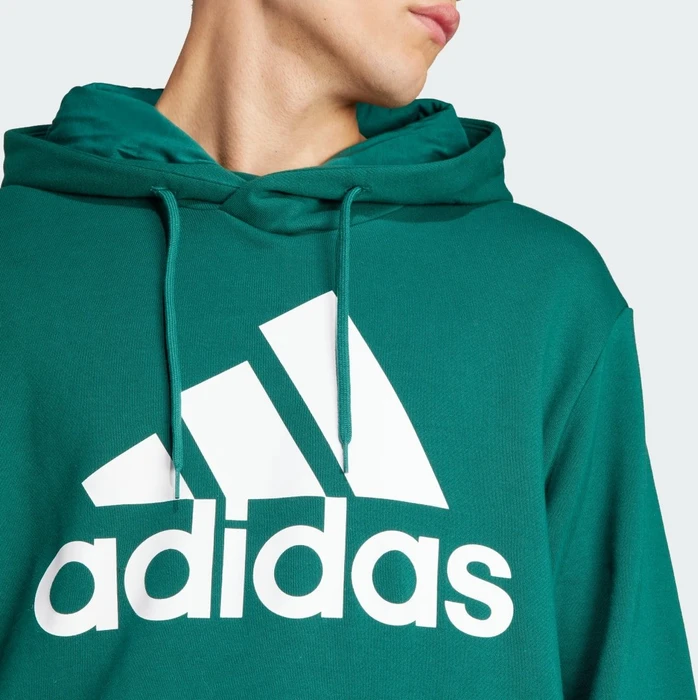 adidas Essentials French Terry Big Logo Hoodie collegiate green (Herren)