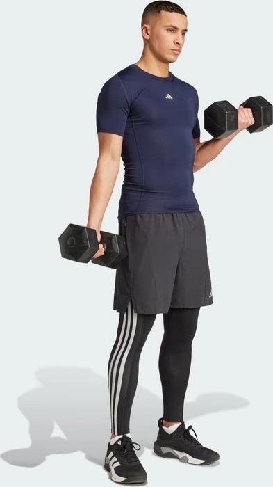 adidas Techfit Training Kompressionsshirt kurzarm legend ink (Herren)