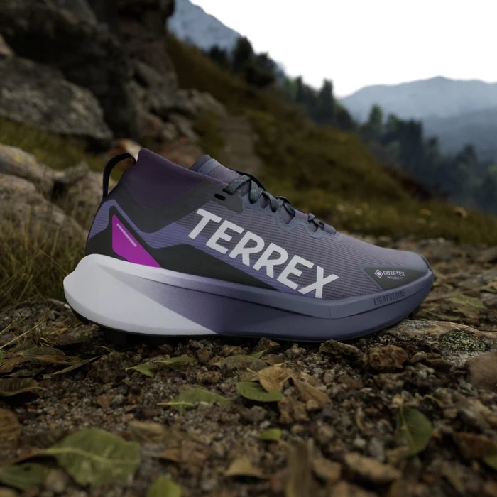 adidas Terrex Agravic GTX Trail preloved violet/cloud white/purple burst (Damen)