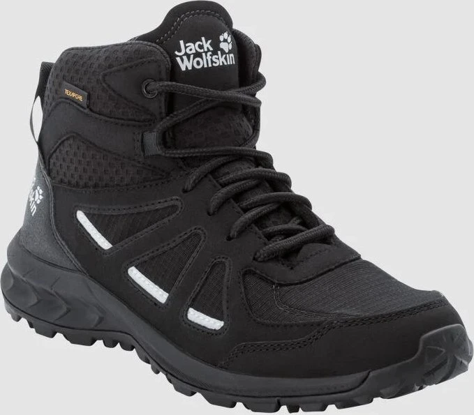 Jack Wolfskin Woodland 2 Texapore Mid schwarz/grau (Damen)