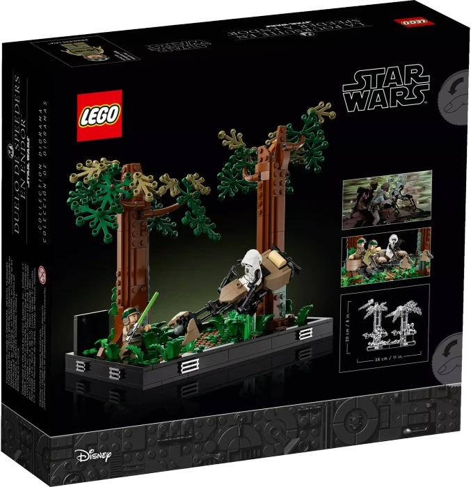 LEGO Star Wars - Verfolgungsjagd auf Endor Diorama