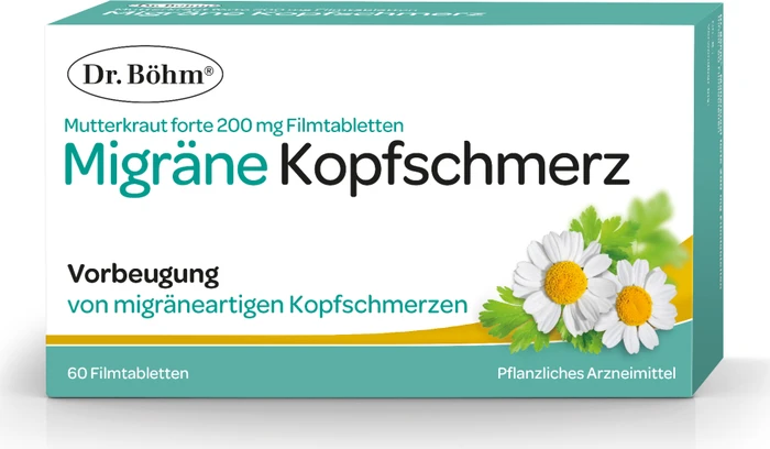 Dr. Böhm Mutterkraut forte 200mg Filmtabletten, 60 Stück
