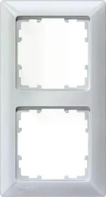 Siemens DELTA line Rahmen 2-Fach, 151x80mm, aluminiummetallic