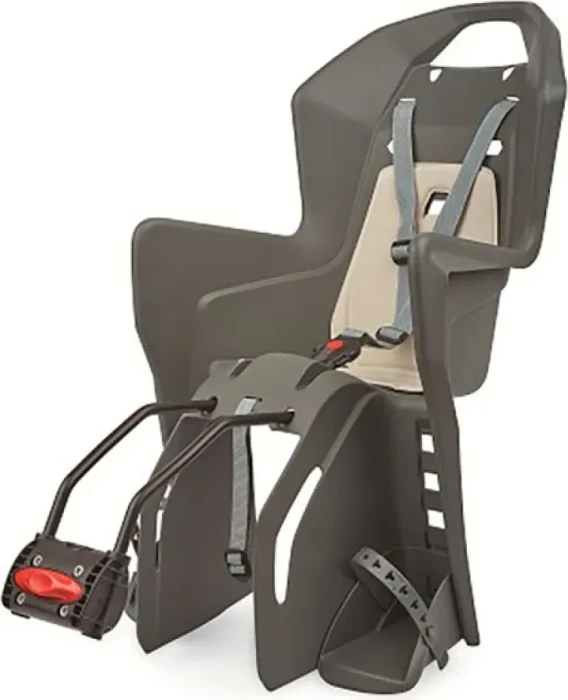 Polisport Koolah FF Fahrradkindersitz coal grey/creme