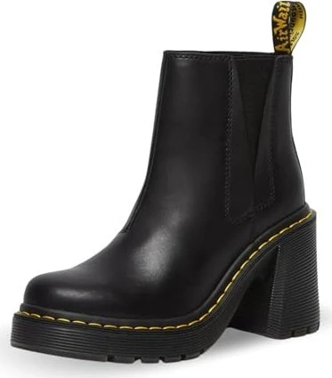 Dr. Martens Spence Leather Flared Heel Chelsea Boots schwarz (Damen)