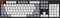 Keychron K10 OEM Dye-Sub Keycap-Set Retro Mac, Kunststoff (PBT), Retro Mac, weiß/rot/grau, 111 Tasten (104+7), ANSI-US Vorschaubild