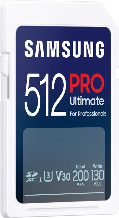 Samsung PRO Ultimate R200/W130 512GB, UHS-I U3, Class 10