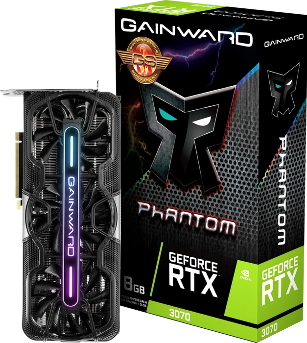 Gainward GeForce RTX 3070 Phantom GS V1 (LHR), 8GB GDDR6, HDMI, 3x DP
