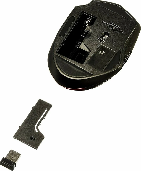 AmazonBasics G6B Ergonomic Wireless Mouse rot, USB