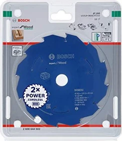 Bosch Professional Expert for Wood Kreissägeblatt 12Z, 160x1x20mm, 1 Stück