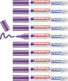 edding 750 Lackmarker violett, 10er-Pack